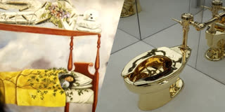 Sotheby's Presents Frida Kahlo's 'El sueño' And Maurizio Cattelan’s Golden Toilet In Landmark New York Auction