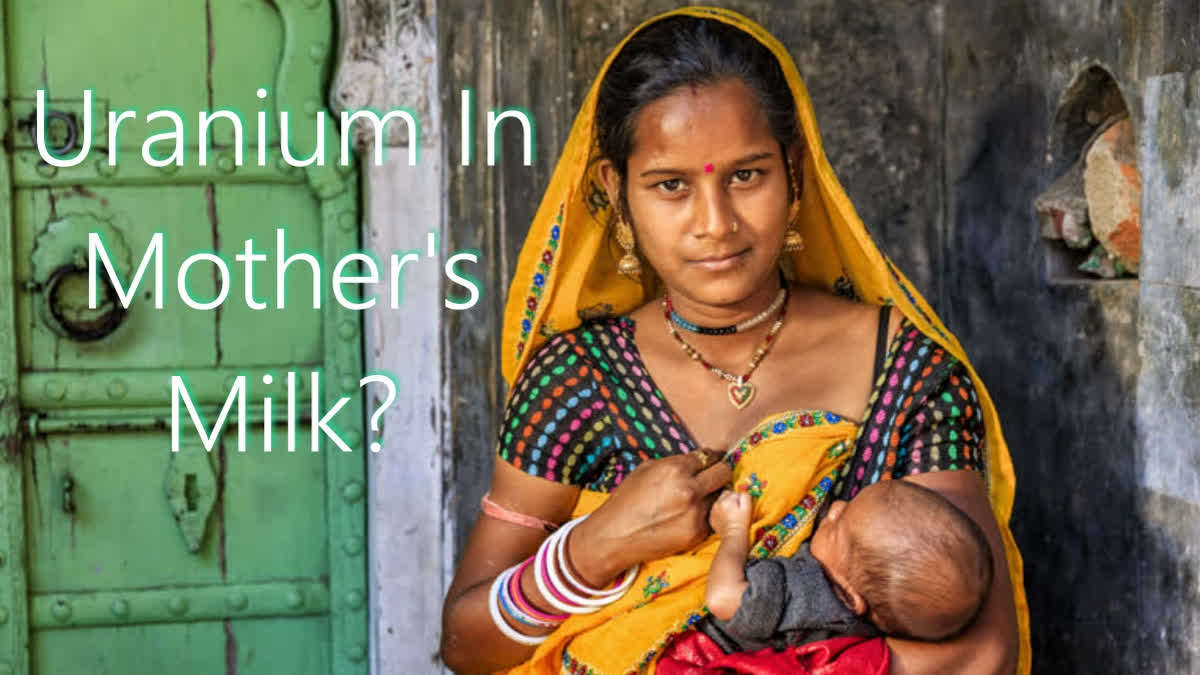 Woman nursing her baby