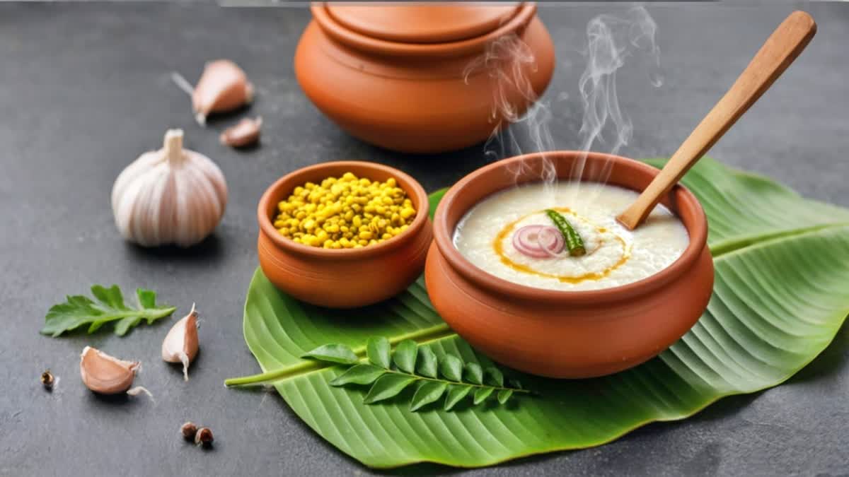 DINNER SPECIAL  MOST HEALTHIEST FOOD  KANJI  RICE VEG SOUP