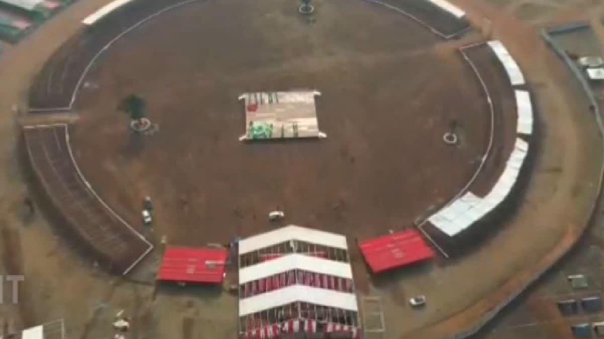 સ્થળનો એરિયલ વ્યુ