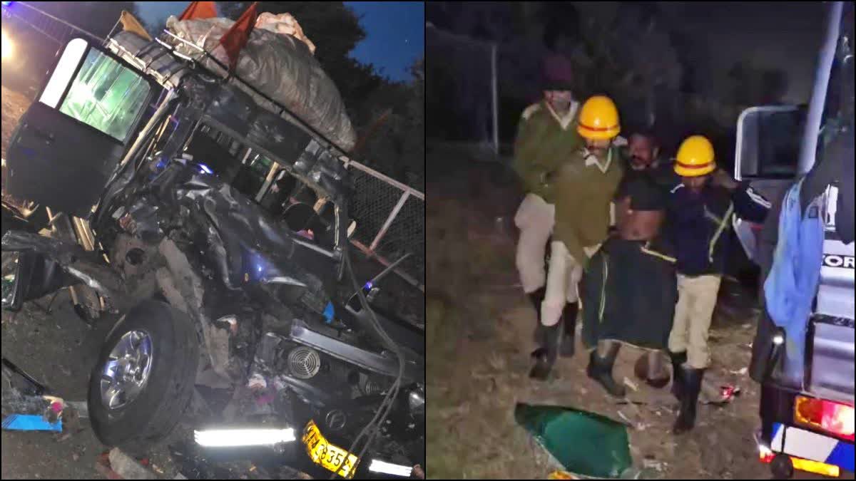 TUMAKUR  AYYAPPA SWAMY DEVOTEES DIE  ಅಯ್ಯಪ್ಪ ಸ್ವಾಮಿ ಭಕ್ತರು  ಅಪಘಾತ accident