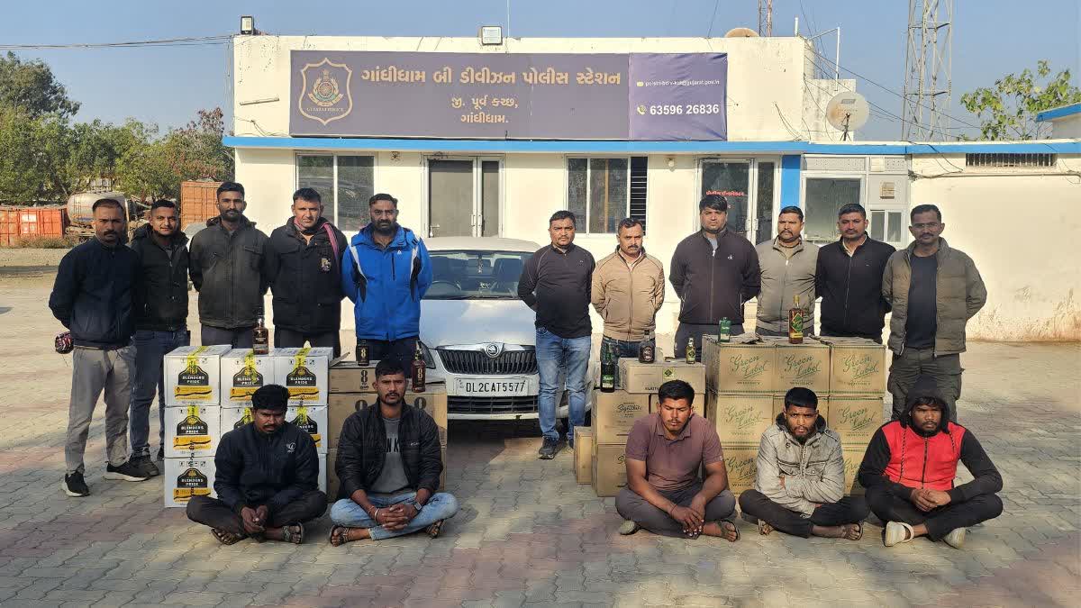 કચ્છ: પડાણામાં દારૂના કાળાબજાર પર મોટો પ્રહાર, પોલીસની રેડમાં 10.87 લાખનો વિદેશી દારૂ જપ્ત