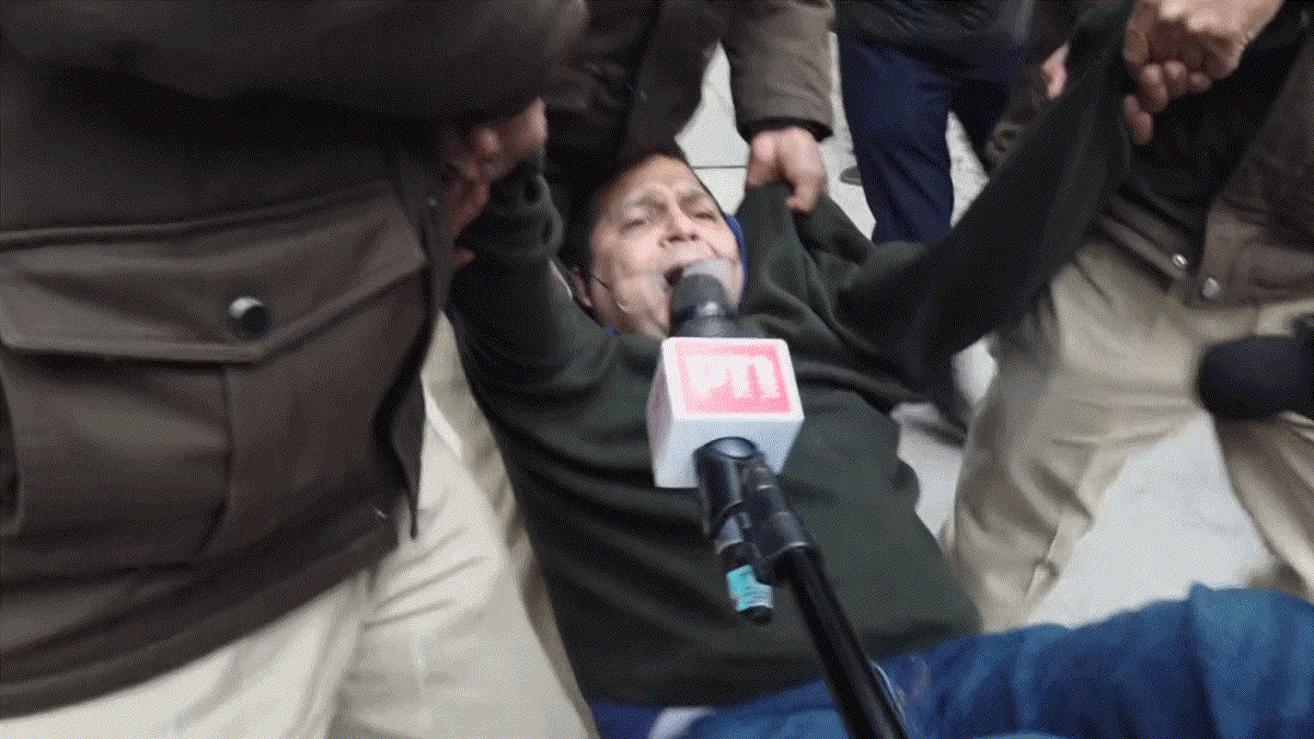 TMC MPS DETAINED BY DELHI POLICE