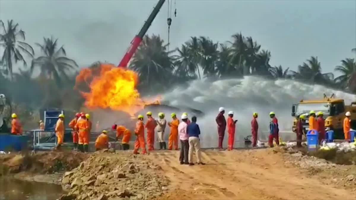 Konaseema Irusumanda ONGC Blowout Updates