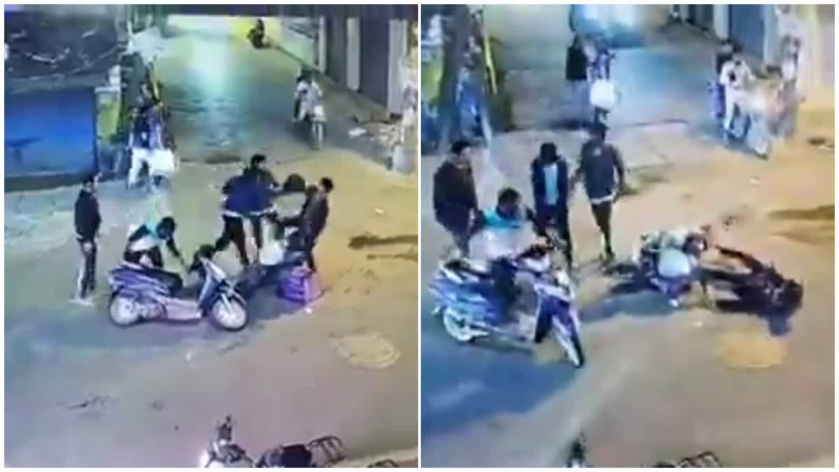 BIKE RIDERS ATTACK ON DELIVERY BOY