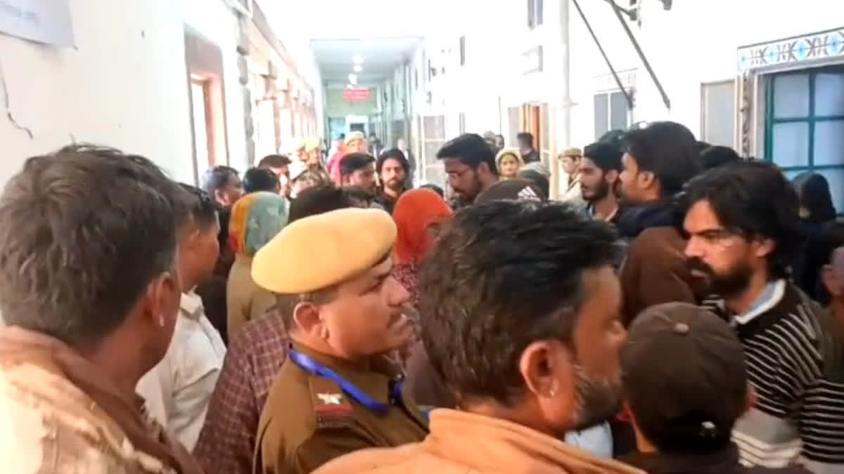 Scene of chaos at the hospital