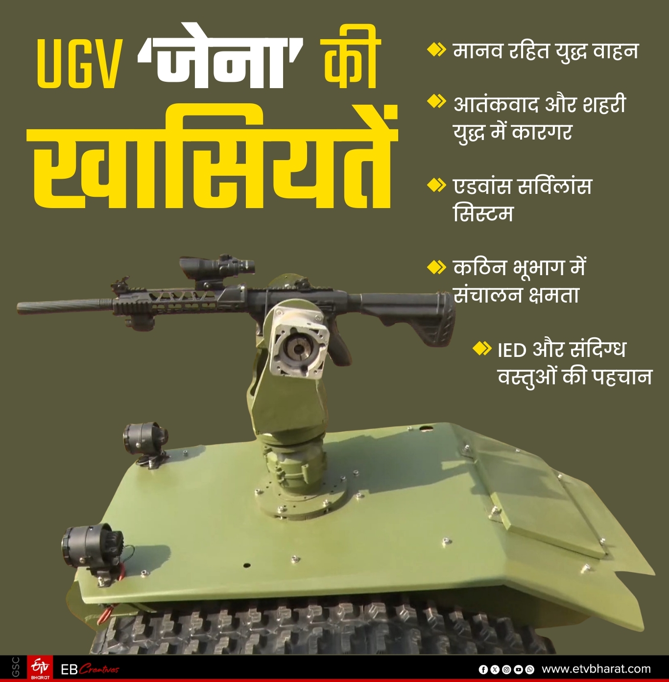 जेना मानव रहित ग्राउंड व्हीकल