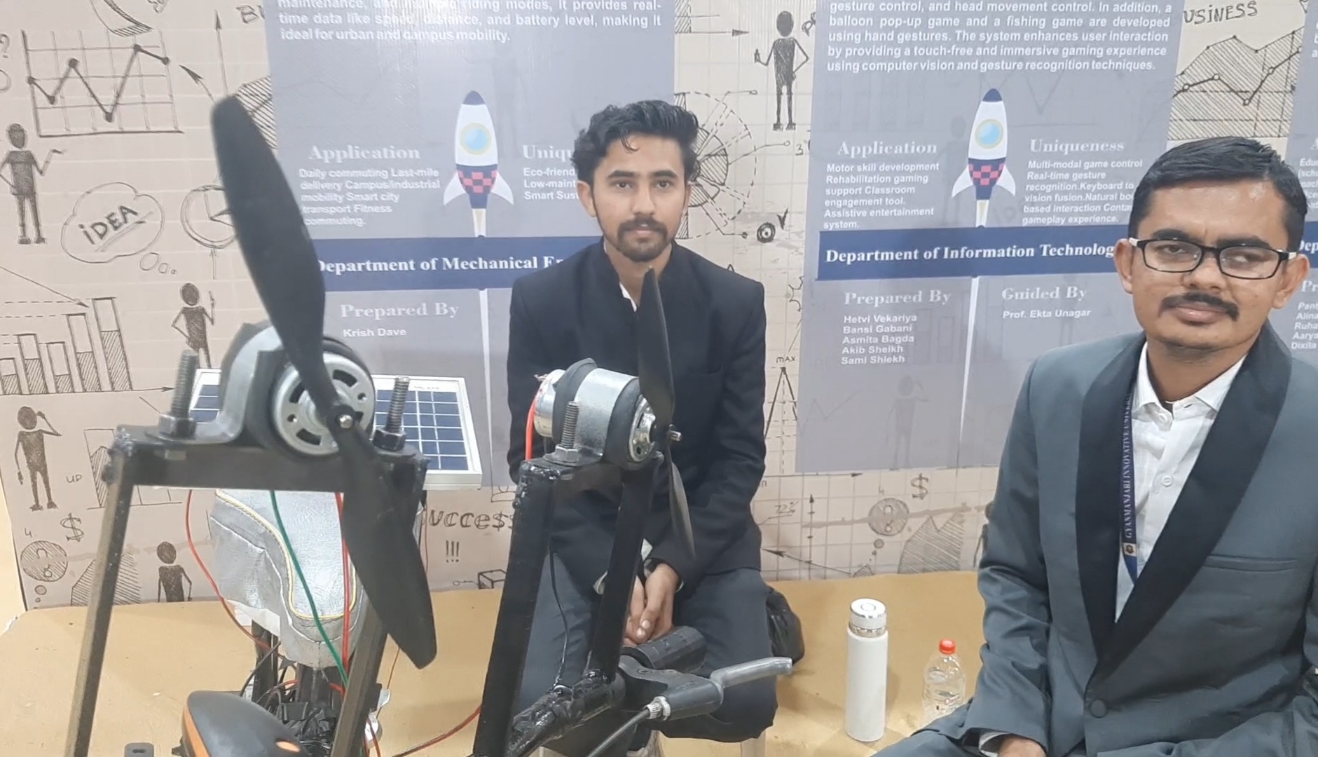 BICYCLE GENERATES ELECTRICITY