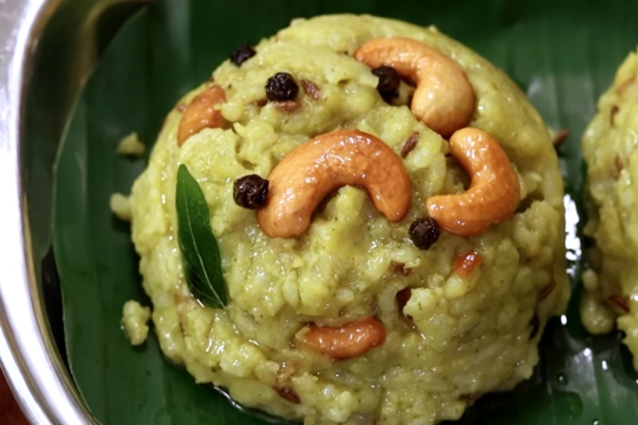 Coriander Pongal Recipe