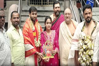 தெலுங்கானா முதல்வர் ரேவந்த் ரெட்டியின் மகள் காஞ்சியில் சாமி தரிசனம்