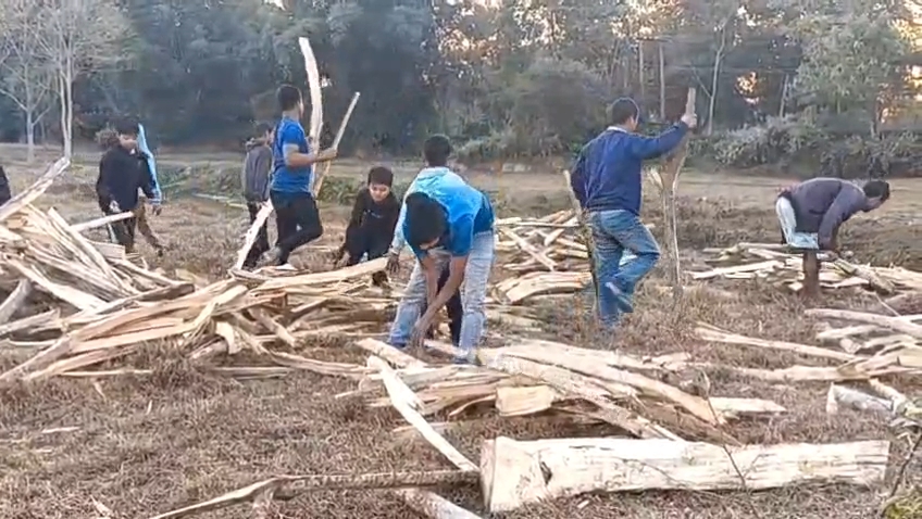 The people of Dibrugarh are ready to celebrate Bohag Bihu with different shapes Bhela Ghar