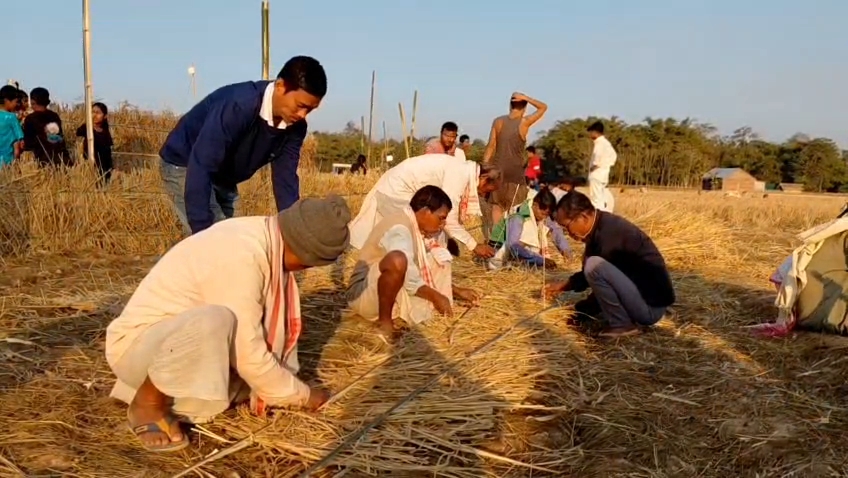The people of Dibrugarh are ready to celebrate Bohag Bihu with different shapes Bhela Ghar