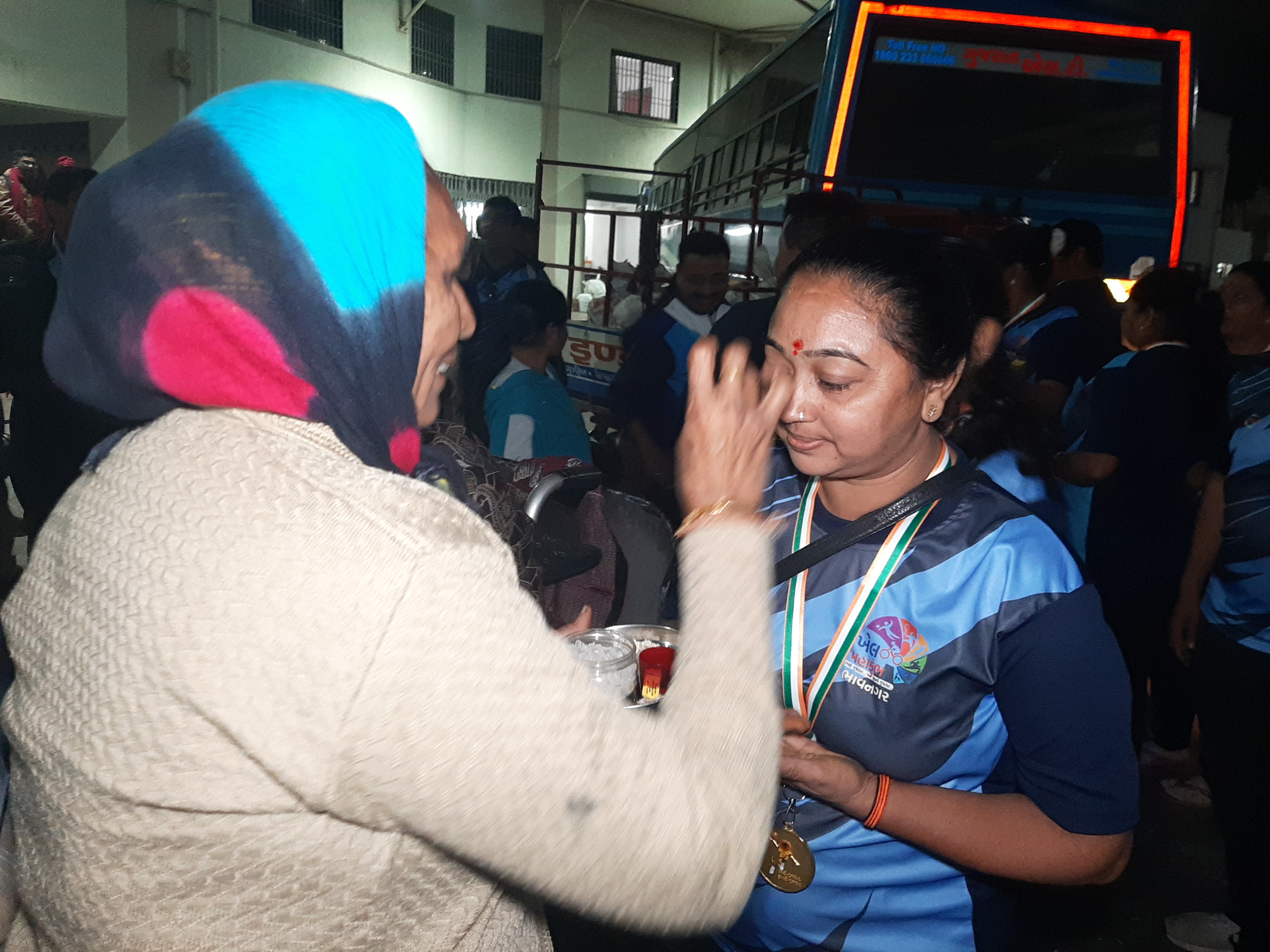 ભાવનગર પહોંચી સ્ટેટ ચેપિયન પેરા વોલીબોલ ટીમ