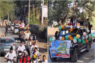 Monika Bhardwaj of Nizampur in Mahendragarh became Agniveer in the Navy