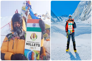 Meenu Kaliraman, a resident of Hisar in Haryana, the first girl from Haryana to summit Mt Everest and Mt Lhotse in her first attempt was conferred the Kalpana Chawla Bravery Award for her achievements by Chief Minister Nayab Singh Saini in Panchkula on International Women's Day