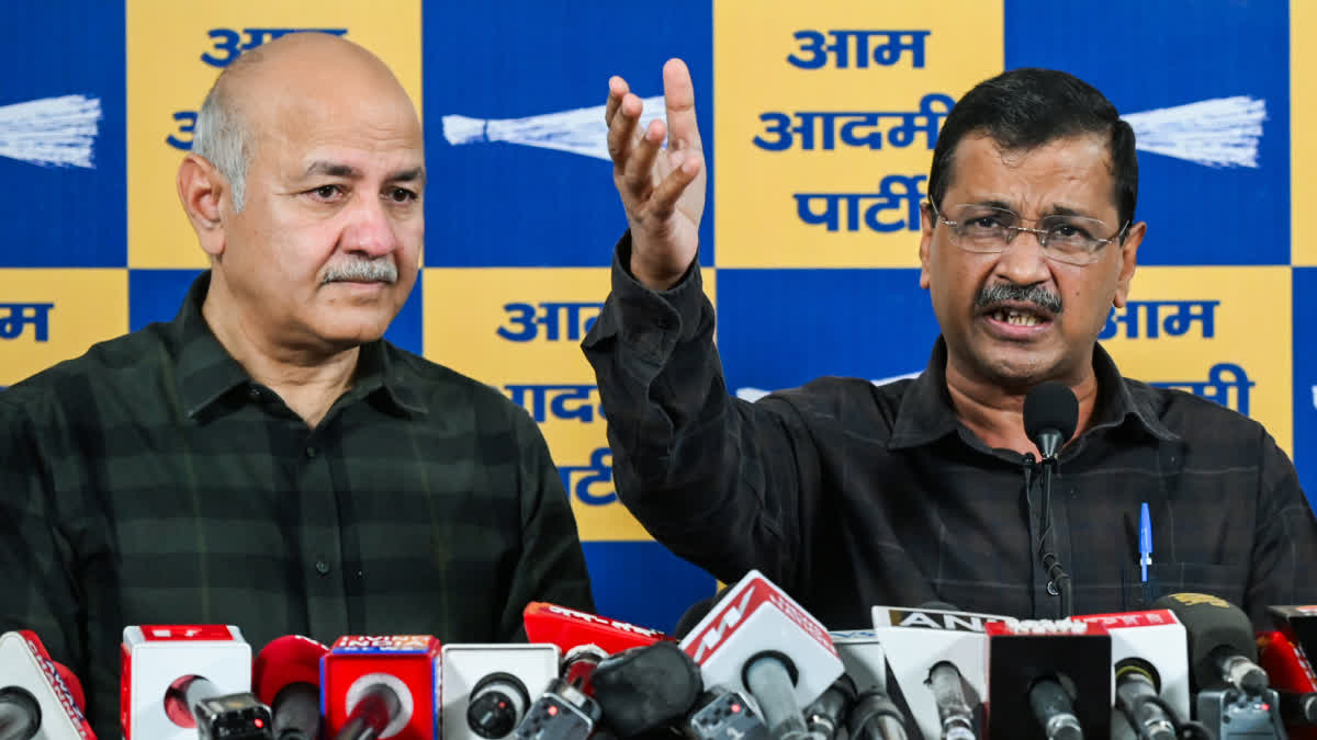 Arvind Kejriwal and Manish Sisodia