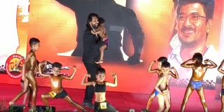 ஆணழகன் போட்டியில் கலந்து கொண்ட சிறுவர், சிறுமியர்கள் அசத்தல்