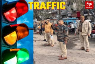 कानपुर गंगा मेला पर ट्रैफिक सिस्टम.