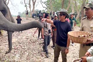 Tendulkar Kaziranga visits