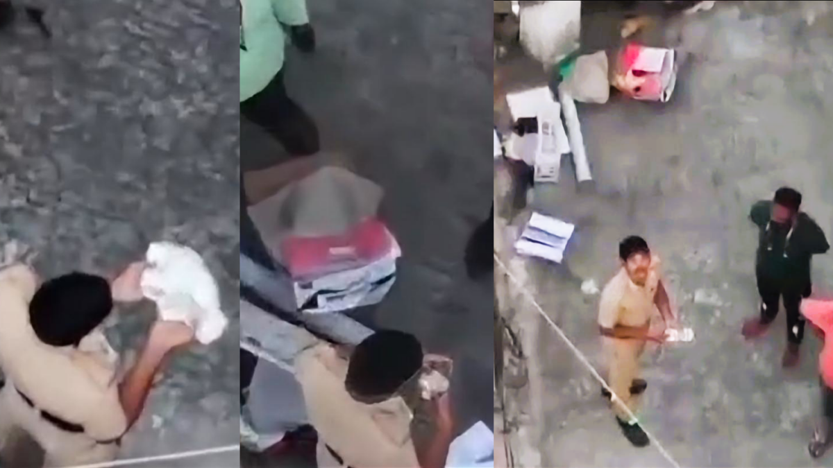 RAMASWAMI  DRONE SURVEILANCE  BJP CONGRESS CLASH  MONEY FOR VOTE
