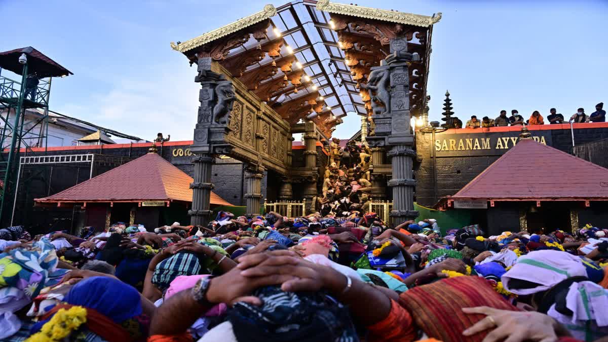 SABARIMALA TEMPLE  ശബരിമല  SANNIDHANAM  SABARIMALA VISHU POOJA