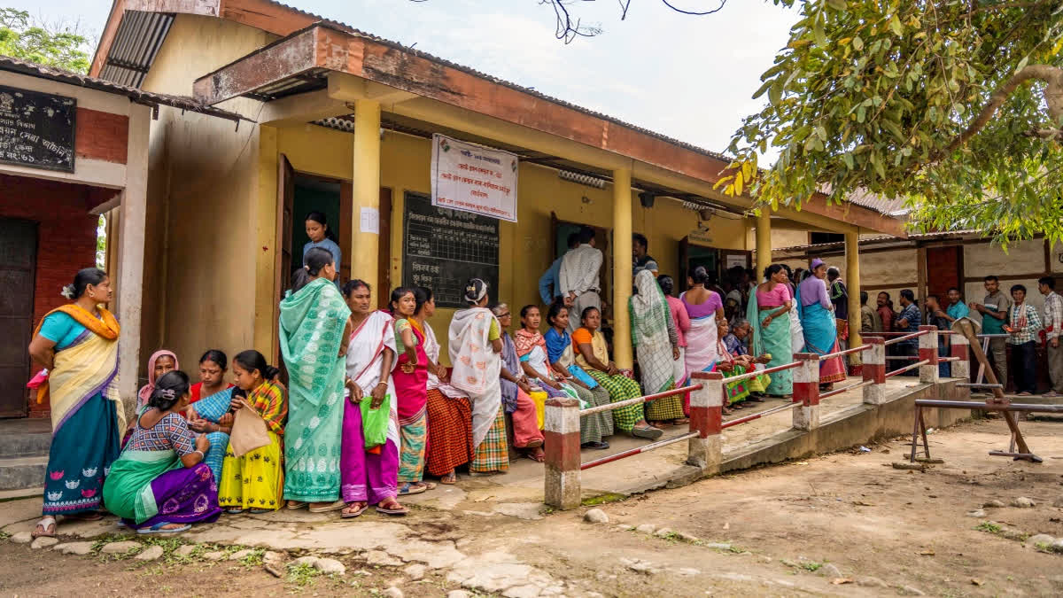 In Photos: Assembly polls, By-Elections Held Across States On April 9