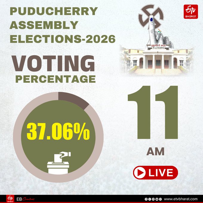 Assembly Election 2026 Voting In Puducherry
