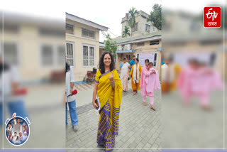 Assam assembly election 2026, Singer Torali Sarma cast his vote