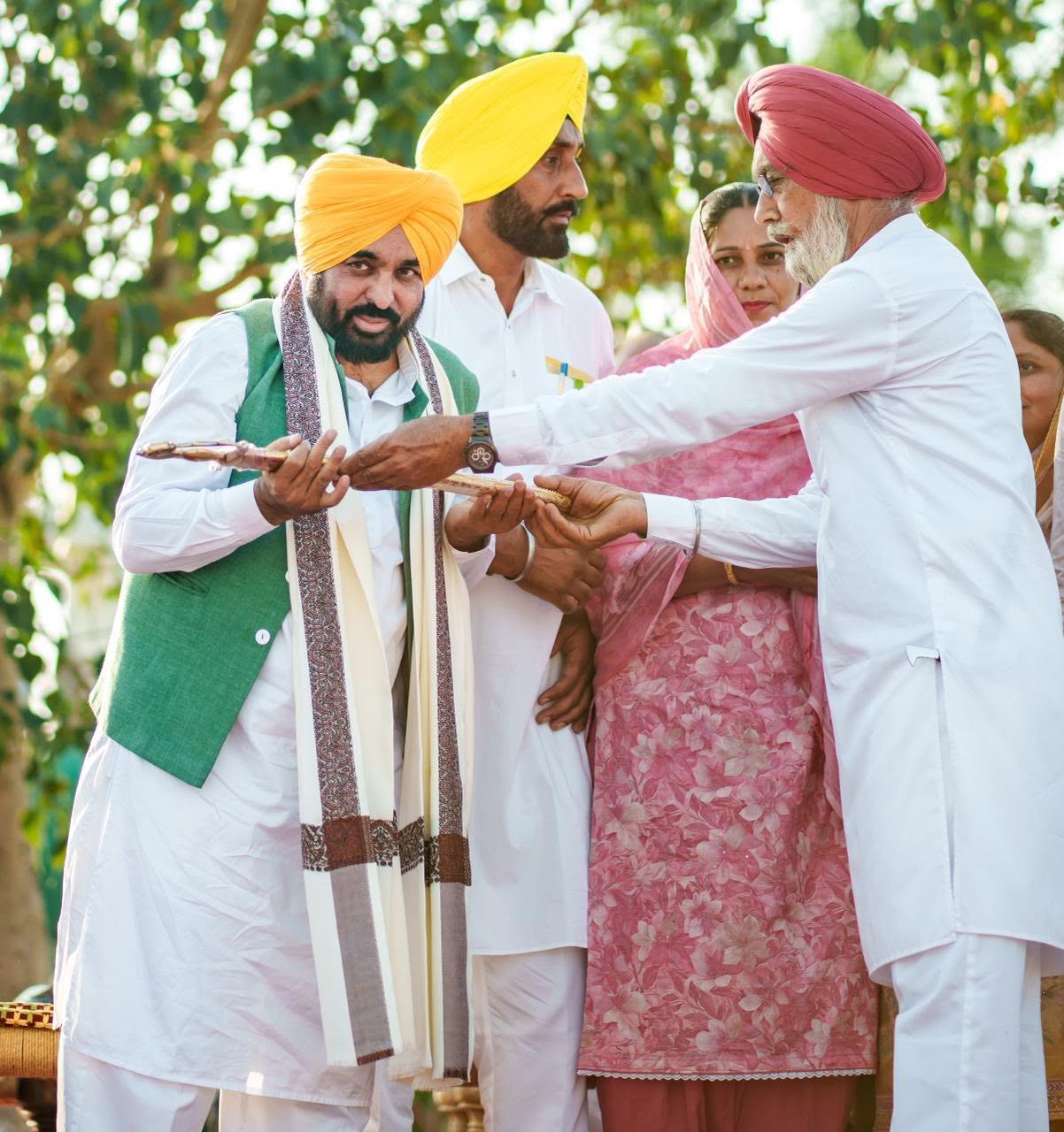 CM BHAGWANT MANN IN RUPNAGAR