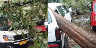 MONSOON IN KERALA  RAIN DAMAGE  RAIN ALERT  HEAVY RAIN IN THRISSUR