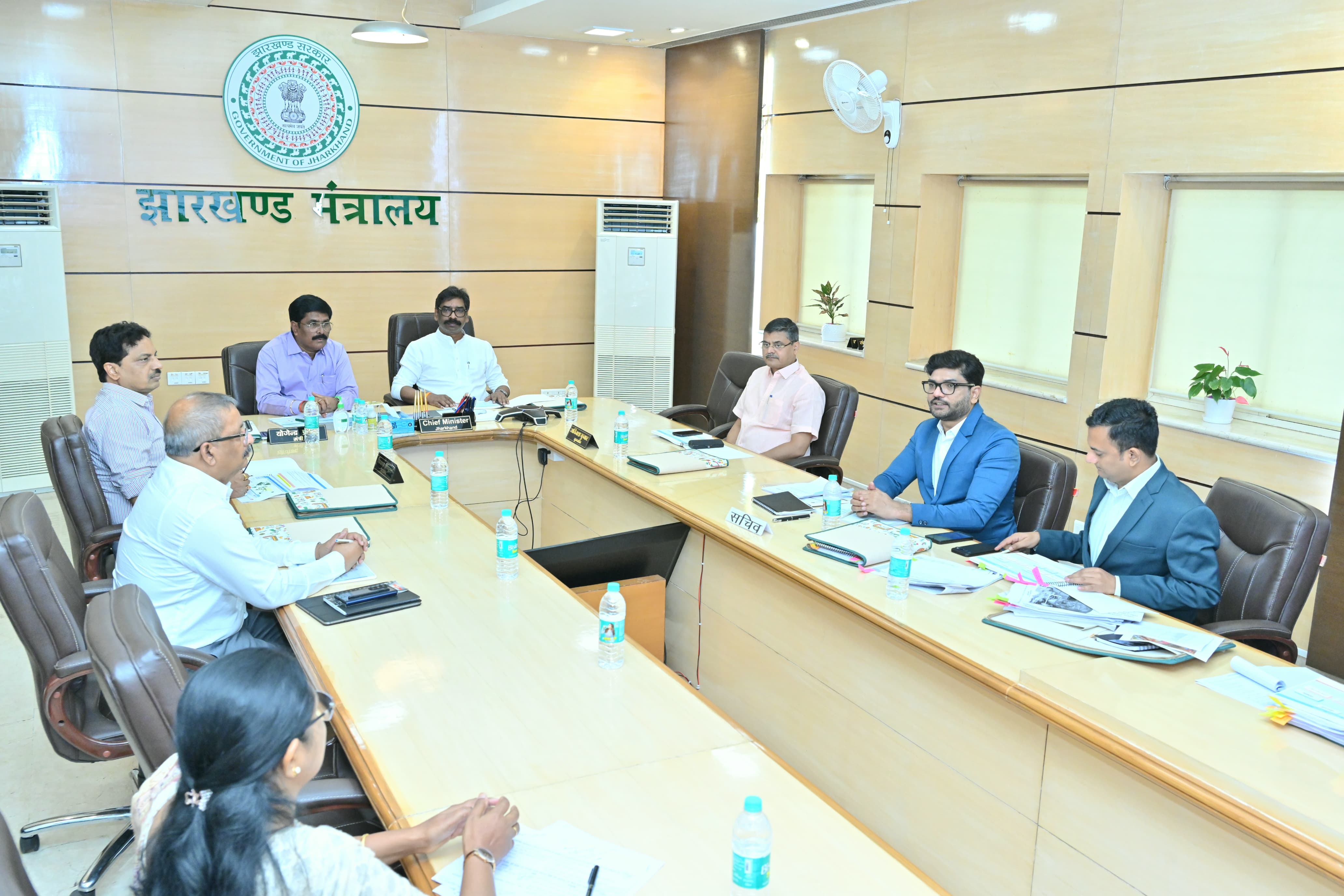 CM Hemant Soren reviewed functioning of Drinking Water and Sanitation Department in Ranchi