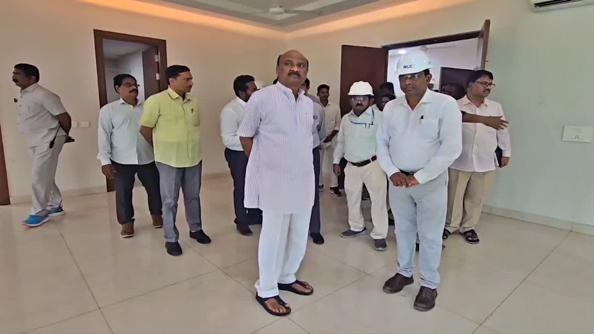 Speaker Ayyanna Visit MLA and MLCs Quarters