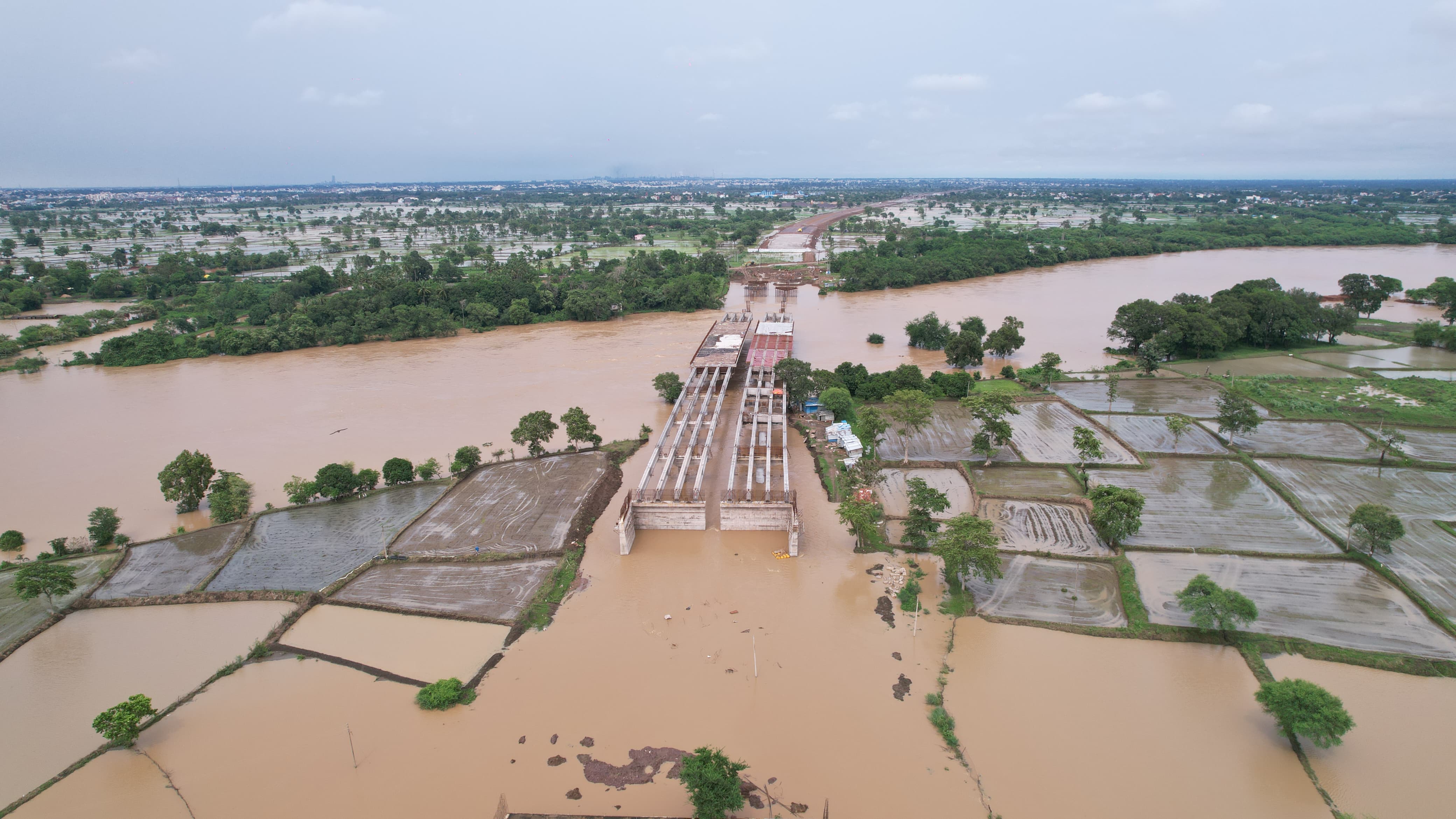 DURG MANY VILLAGE SUBMERGED