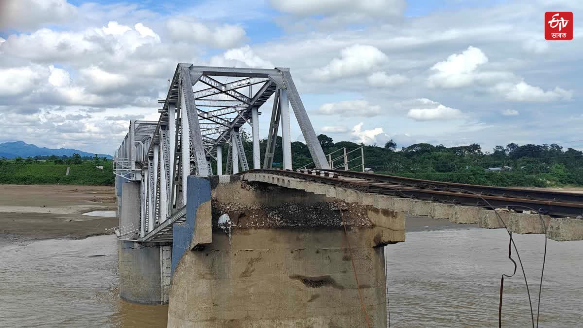broken railway bridge