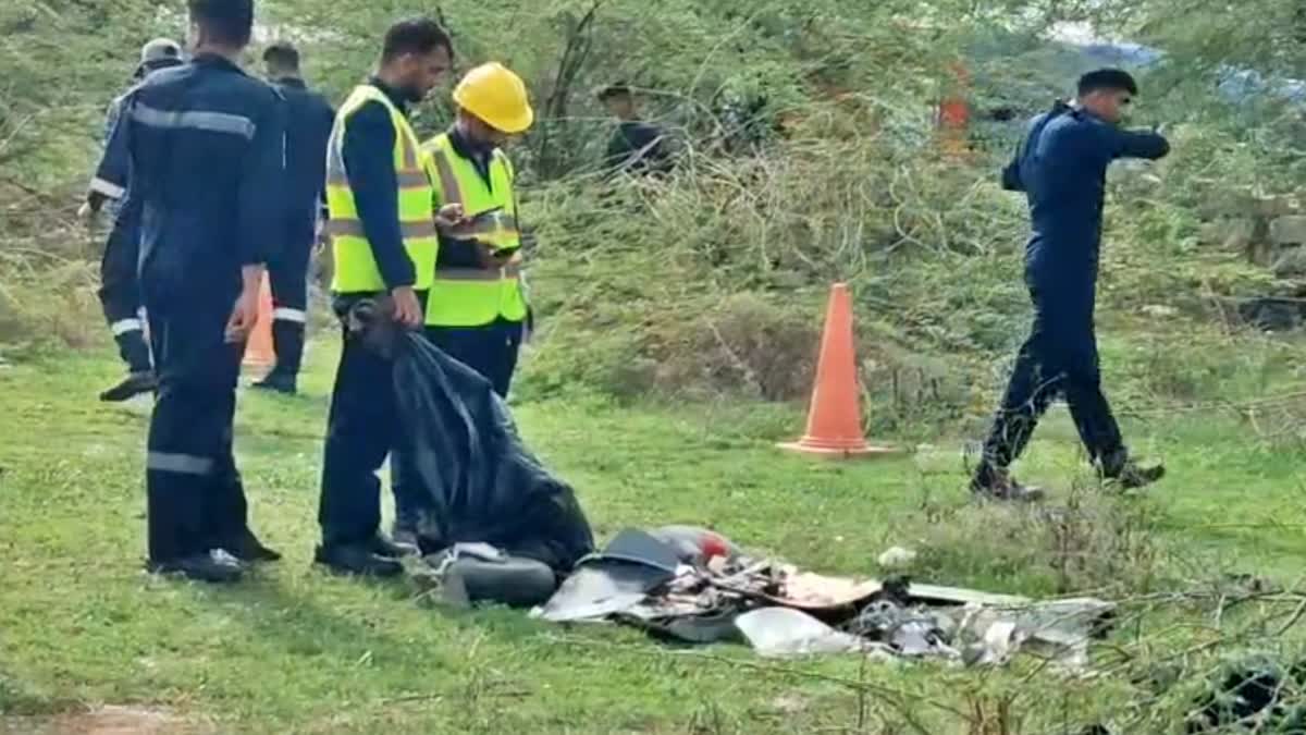 INDIAN NAVY UAV CRASHES  UAV crash in Porbandar  Gujarat UAV accident  Indian Navy