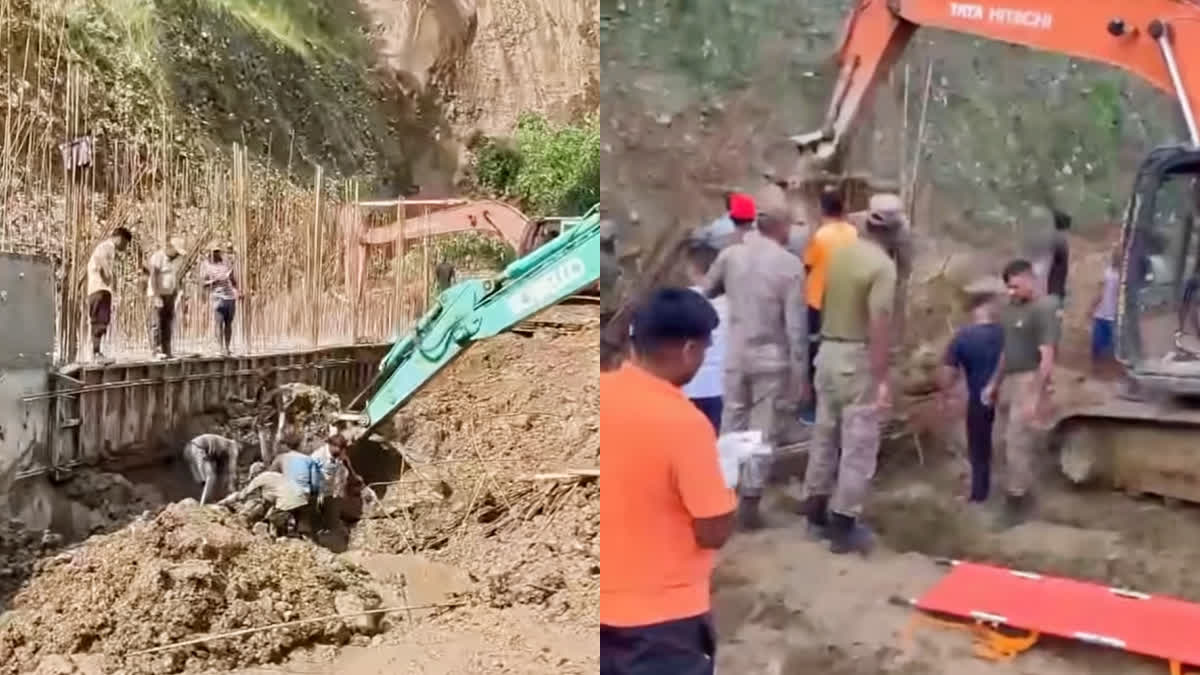 ARUNACHAL PRADESH MUDSLIDE  LANDSLIDE DEATH  LABOURERS FROM BIHAR DIE  TRAPS SIX LABOURERS LANDSLIDE