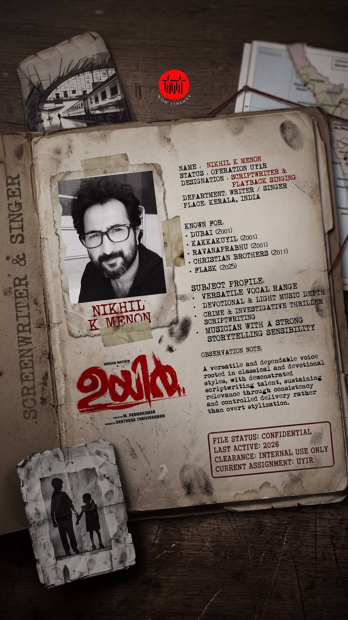 Nikhil K Menon, Uyir