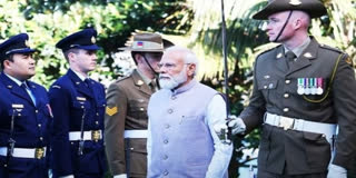 PM Narendra Modi Receives Ceremonial Welcome In Australia