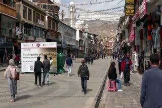 Ladakh sees surge in tourists.