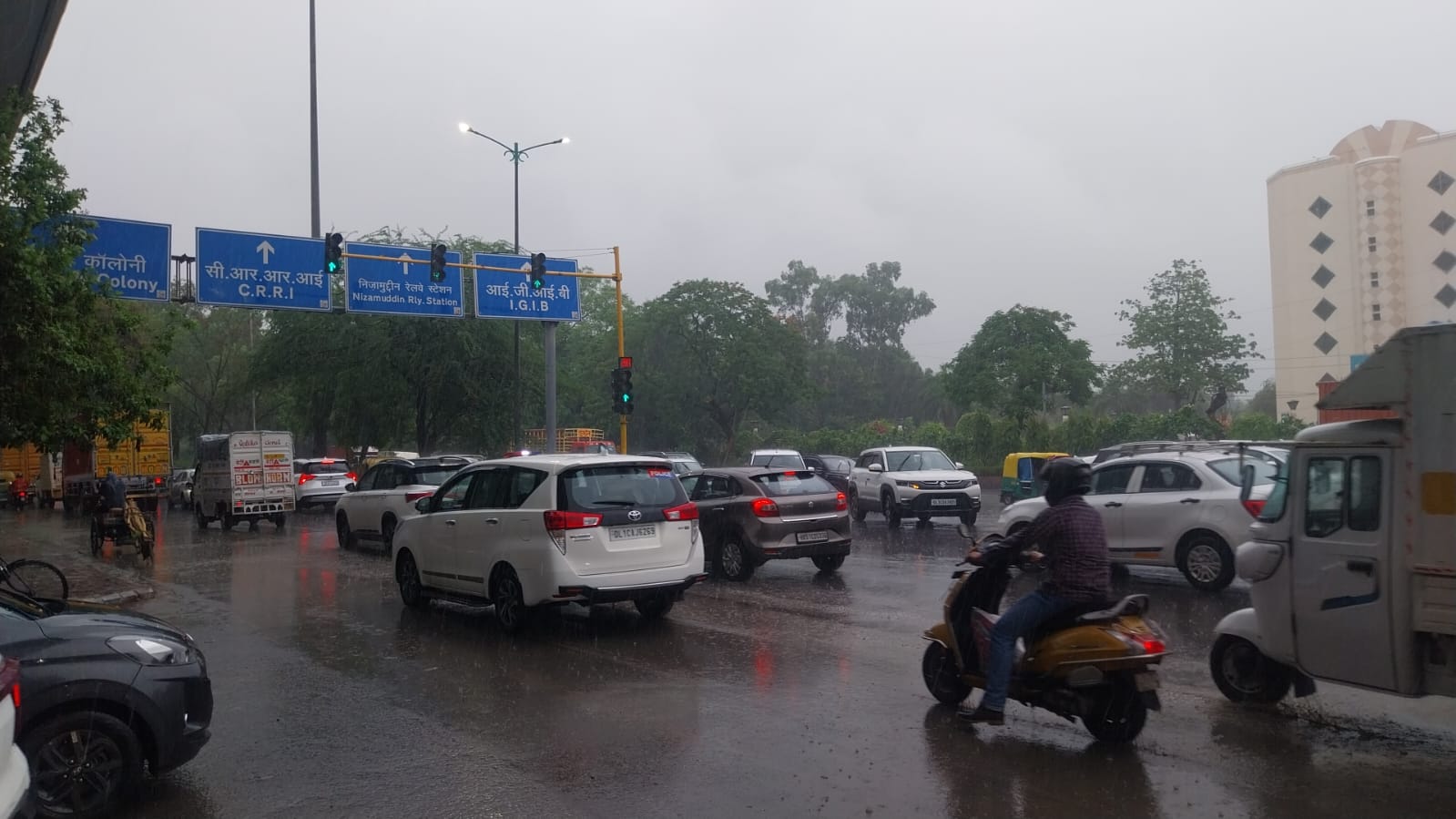 Delhi Grapples With Monsoon As Heavy Rains Disrupt Normal Life