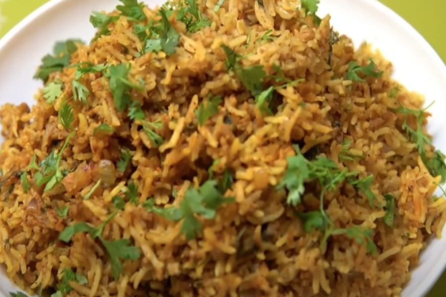 Soya Kheema Pulao