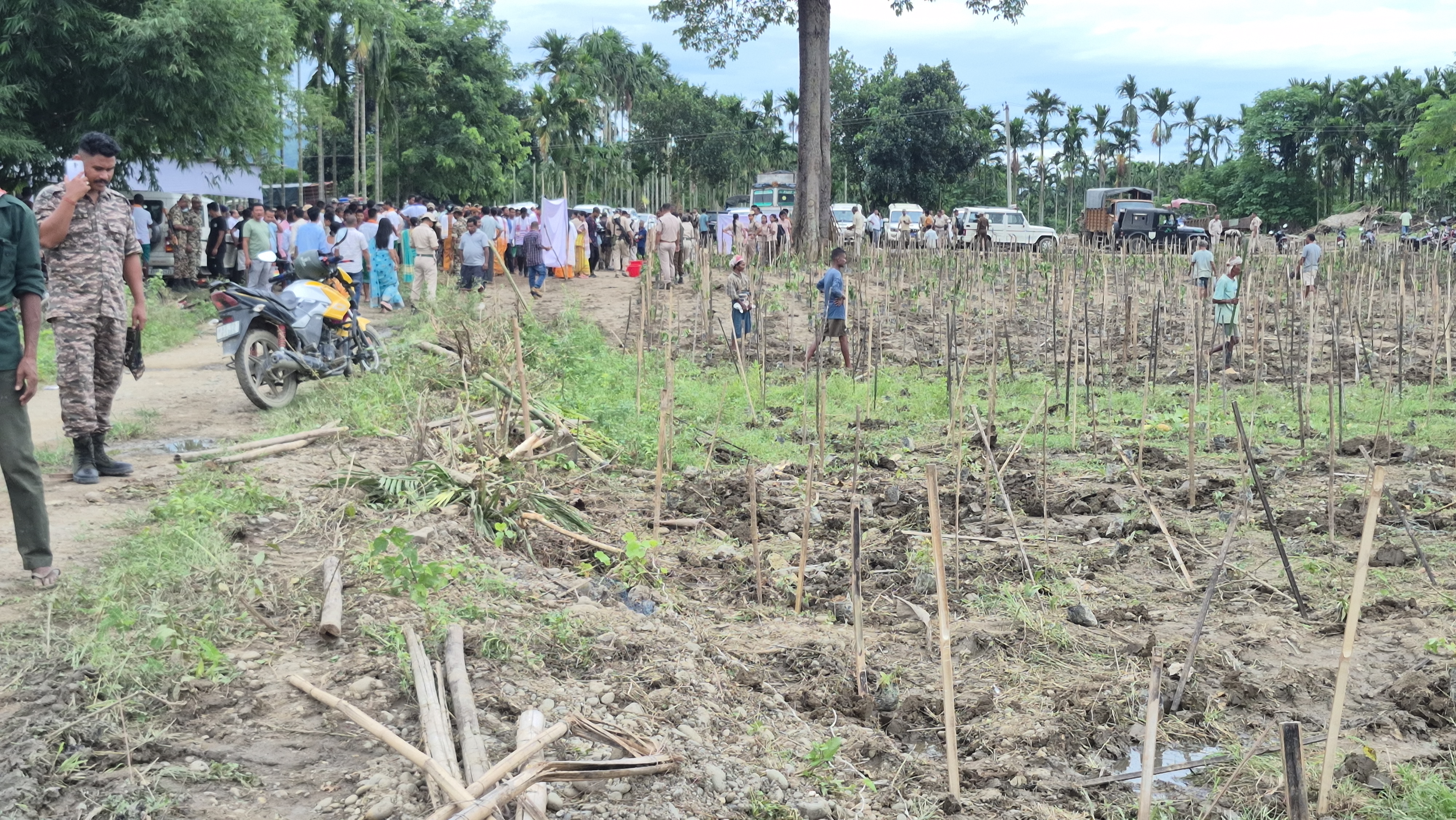 Plantation program has started in encroachment-free Rengma reserved forest