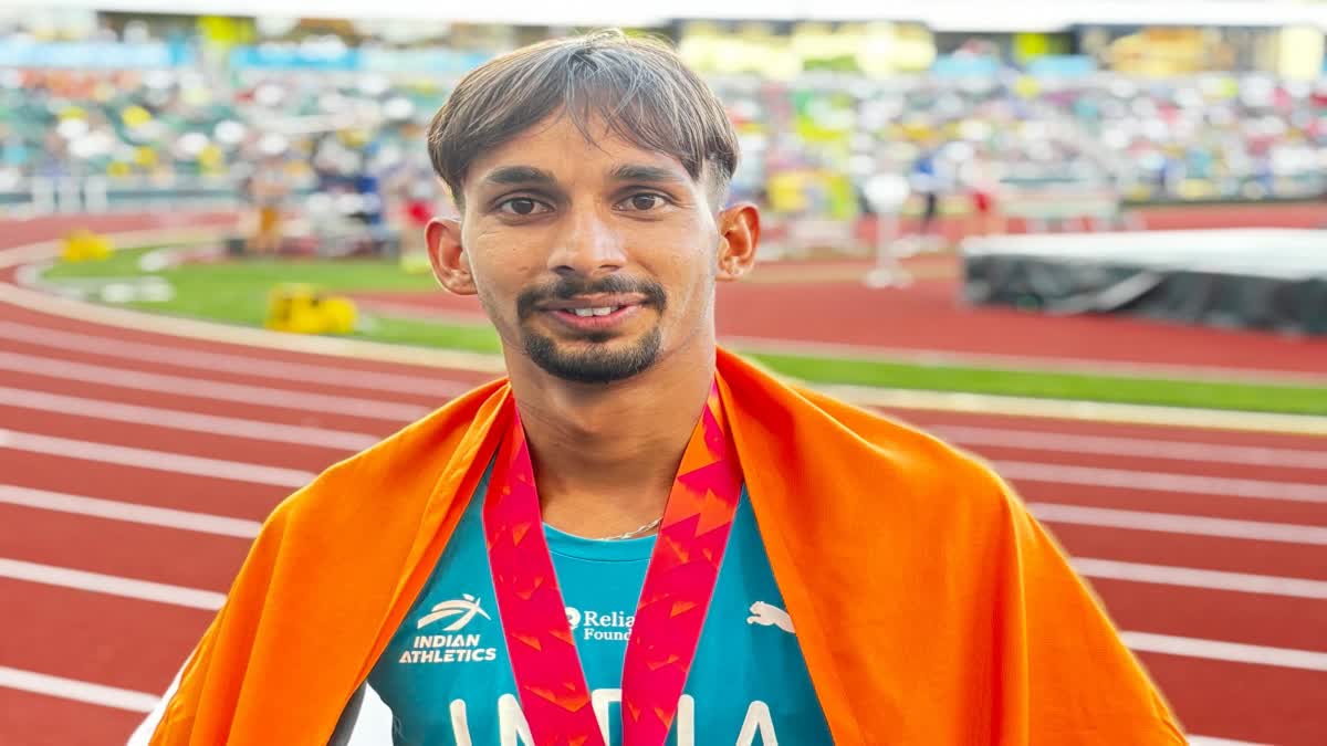 U20 वर्ल्ड एथलेटिक्स चैंपियनशिप में बसंत का कमाल, हाई जंप मुकाबले में सिल्वर  मेडल जीतने वाले बने पहले भारतीय