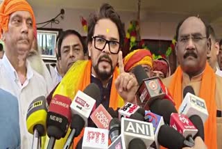 MP Anurag Thakur targets Congress