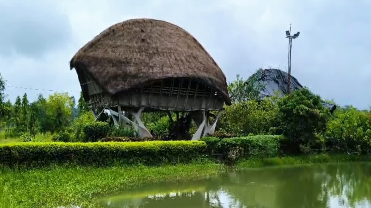 BAMBOO HOUSE IN SUNDARBANS