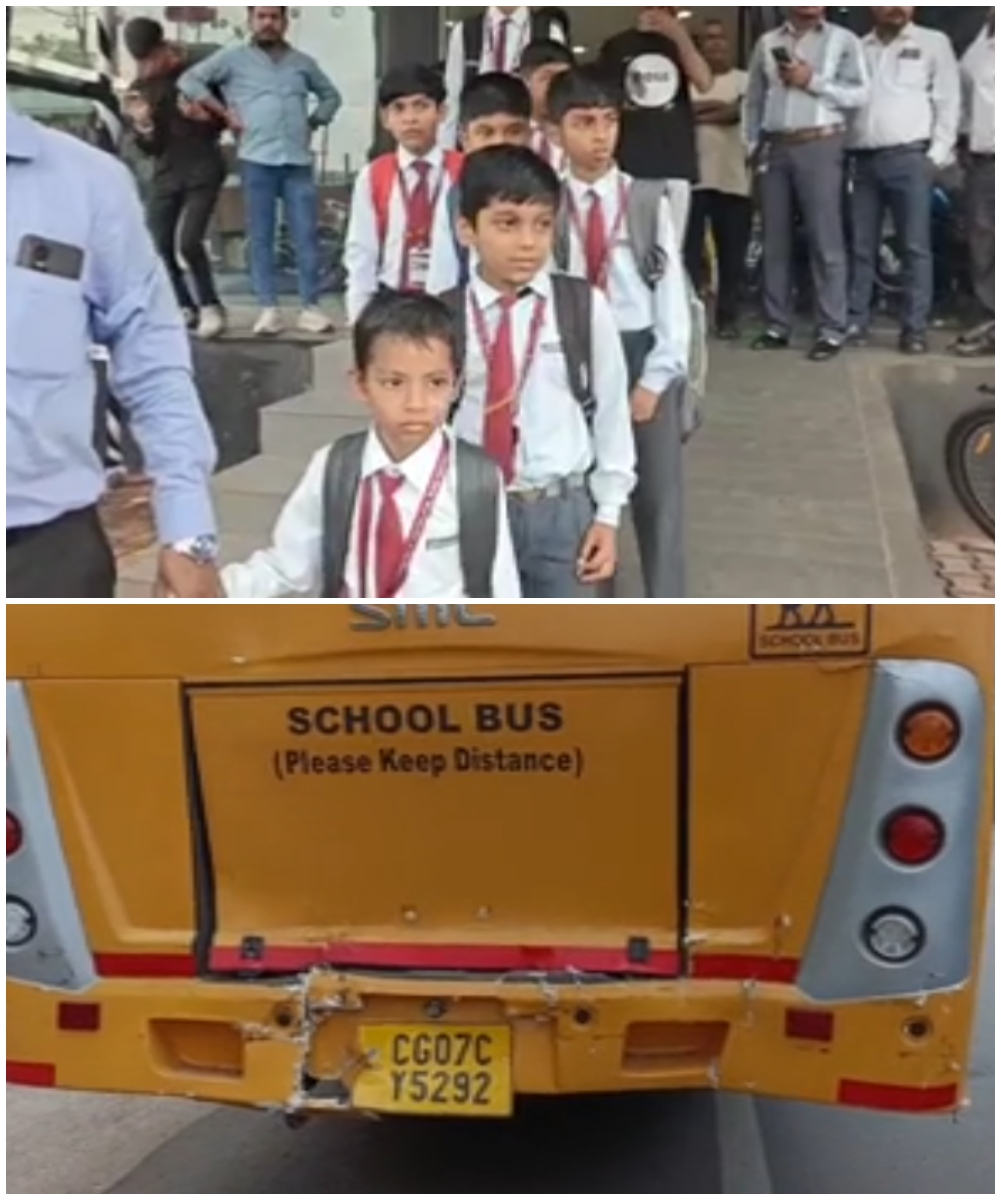 durg school bus accident