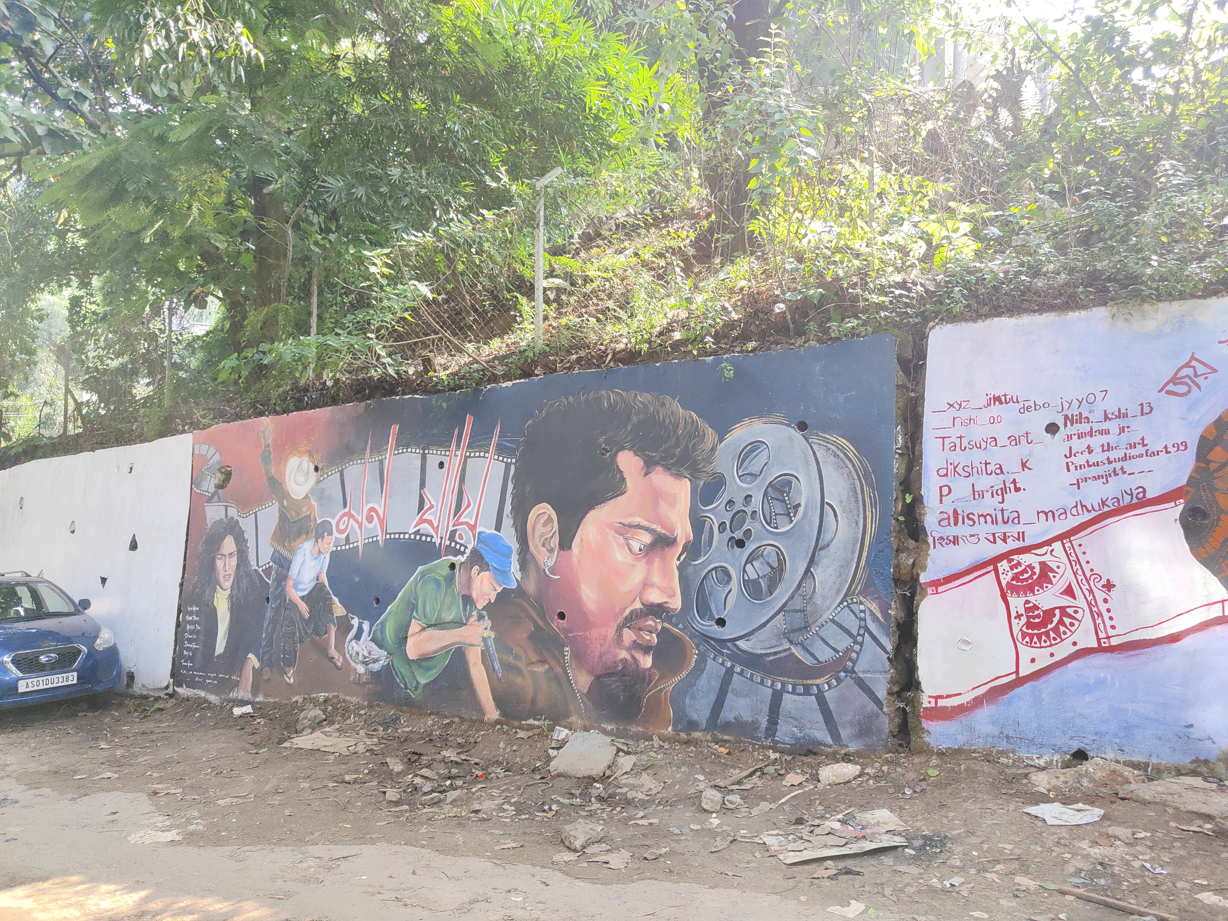 What is the condition of the house under construction in Kharguli belonging to Zubeen Garg