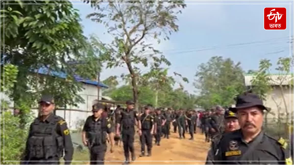 Eviction drives have begun to remove more than six hundred squatters in Goalpara