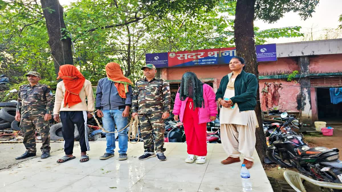 police arrested three accused in theft case in Ranchi