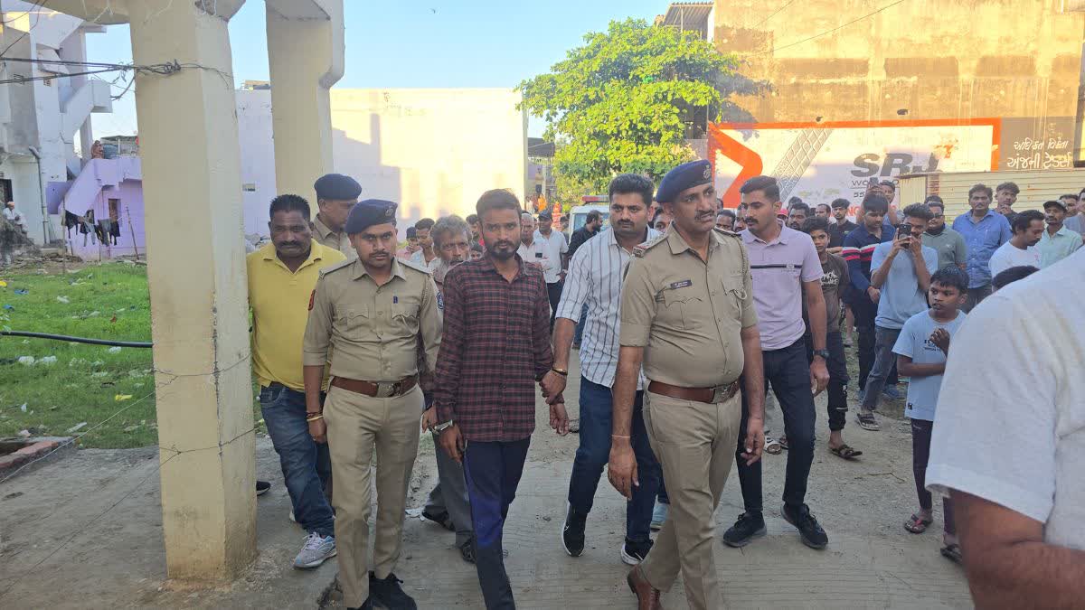 સુરતમાં મહિલાની હત્યા કેસમાં પોલીસે કર્યું રી-કન્સ્ટ્રક્શન